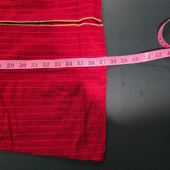 Men’s Kurta Red Gold 2 piece - Picture 3 of 7